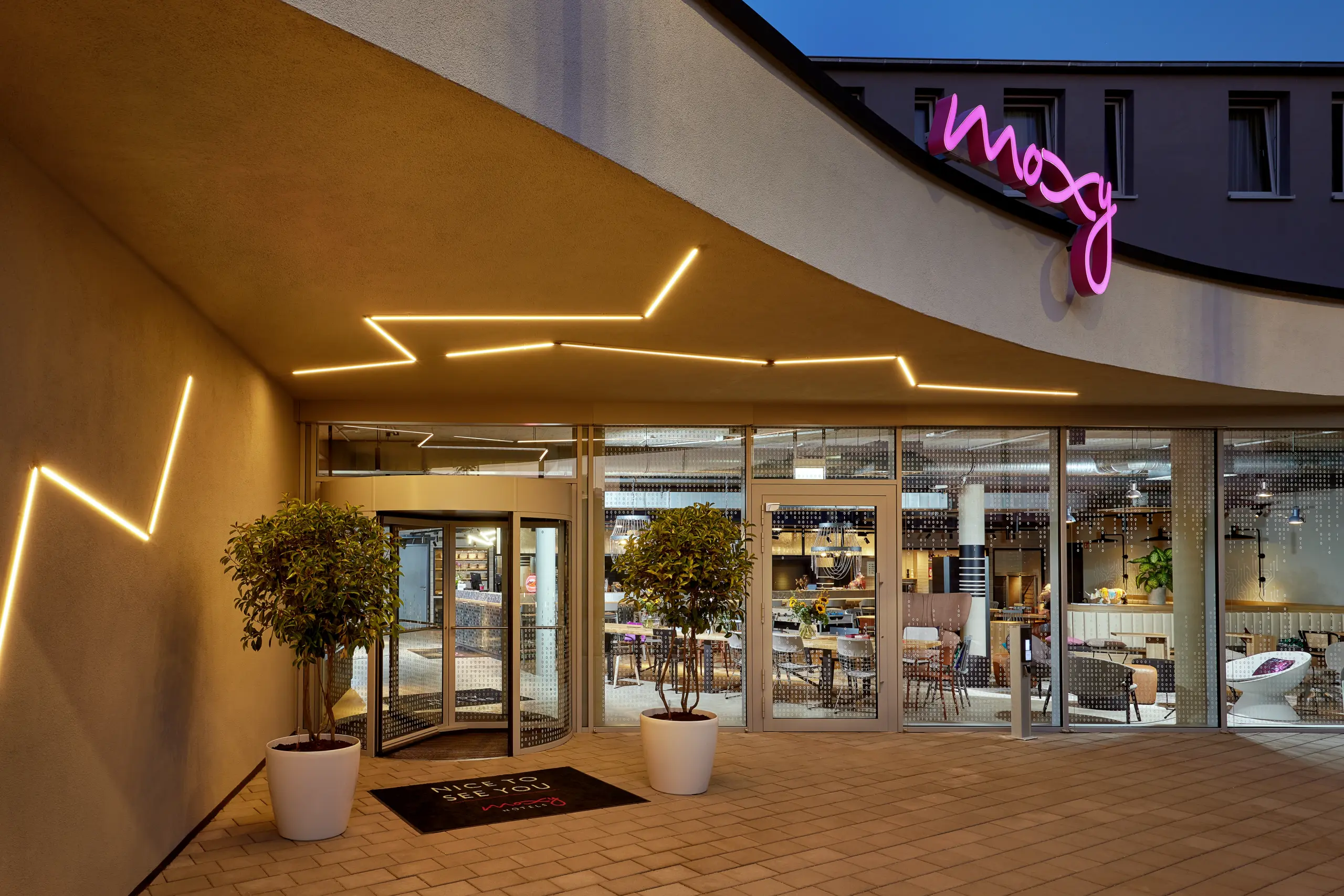 Moxy Karlsruhe Eingang