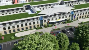 Frankfurt Airport Hotel von oben