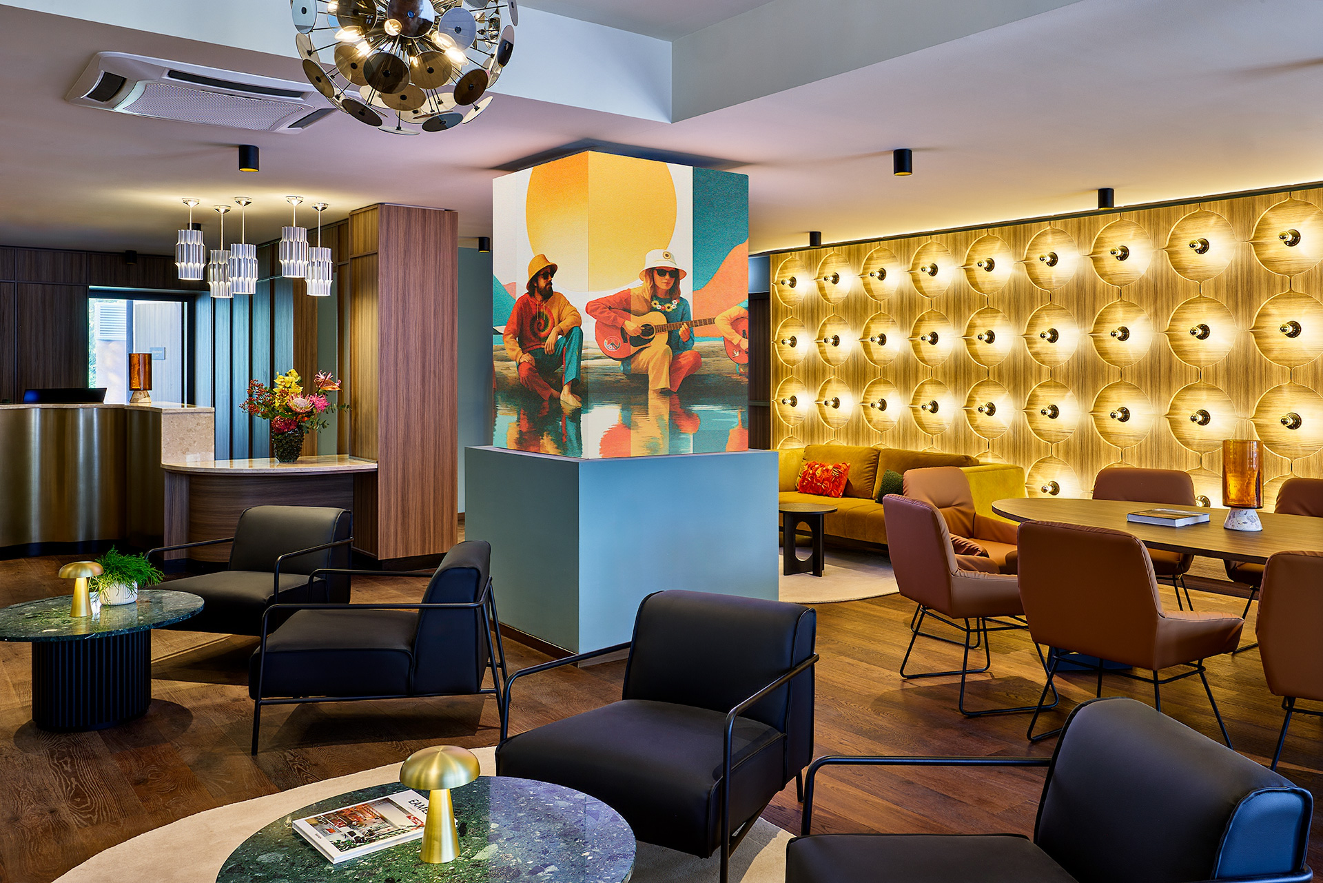 Flesslers Videowall Lobby